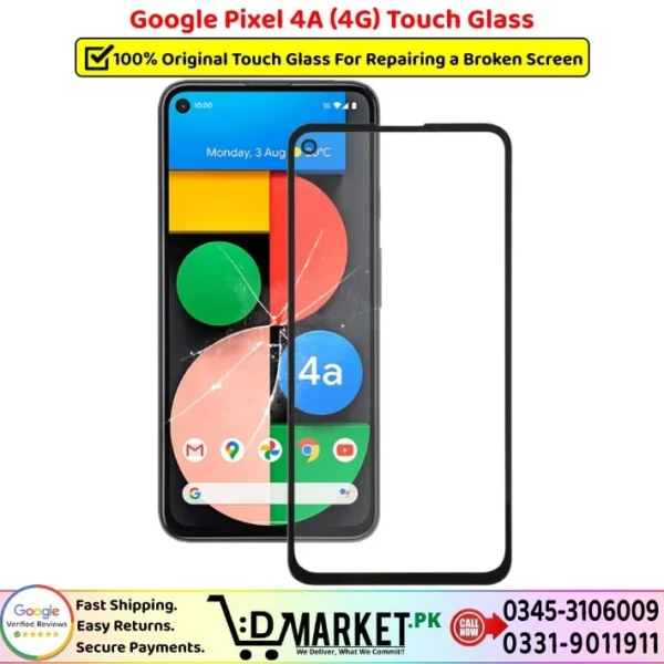 Google Pixel 4A 4G Touch Glass Price In Pakistan
