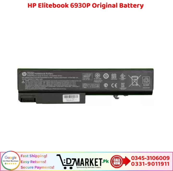 HP Elitebook 6930P Original Battery Price In Pakistan