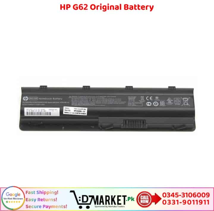 HP G62 Original Battery Price In Pakistan