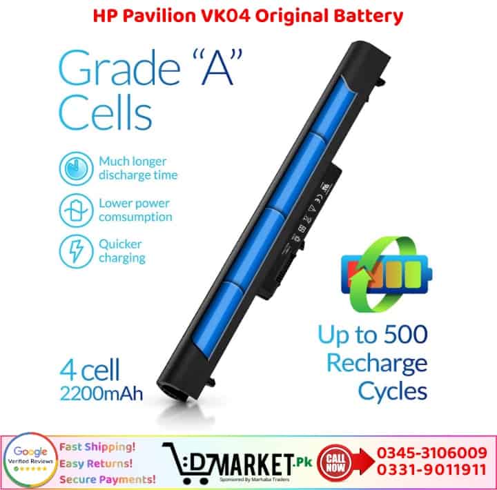 HP Pavilion VK04 Original Battery Price In Pakistan 1 1