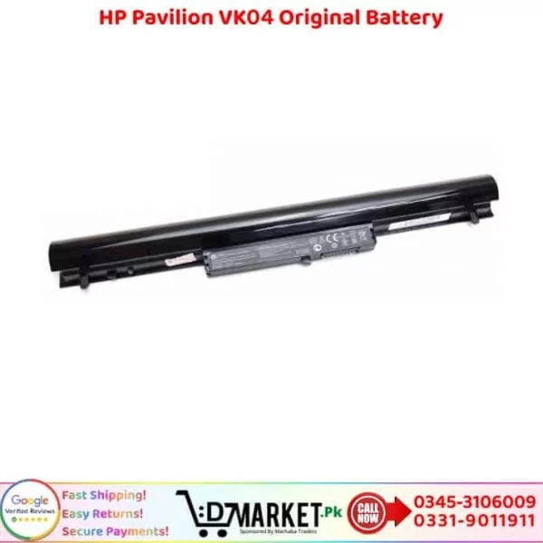 HP Pavilion VK04 Original Battery Price In Pakistan