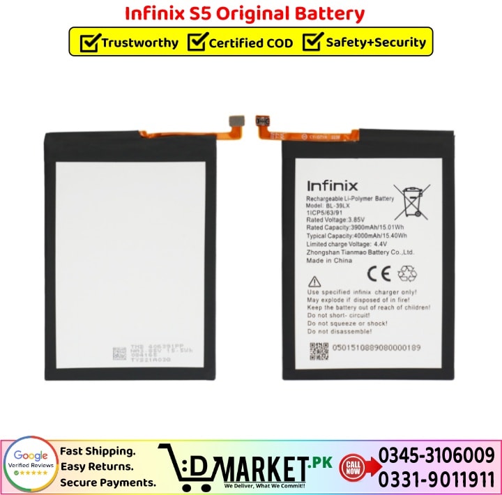 infinix s5 battery