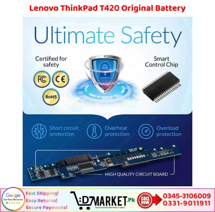 Lenovo ThinkPad T420 Original Battery Price In Pakistan