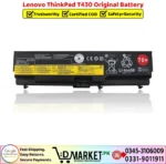Lenovo ThinkPad T430 Original Battery Price In Pakistan