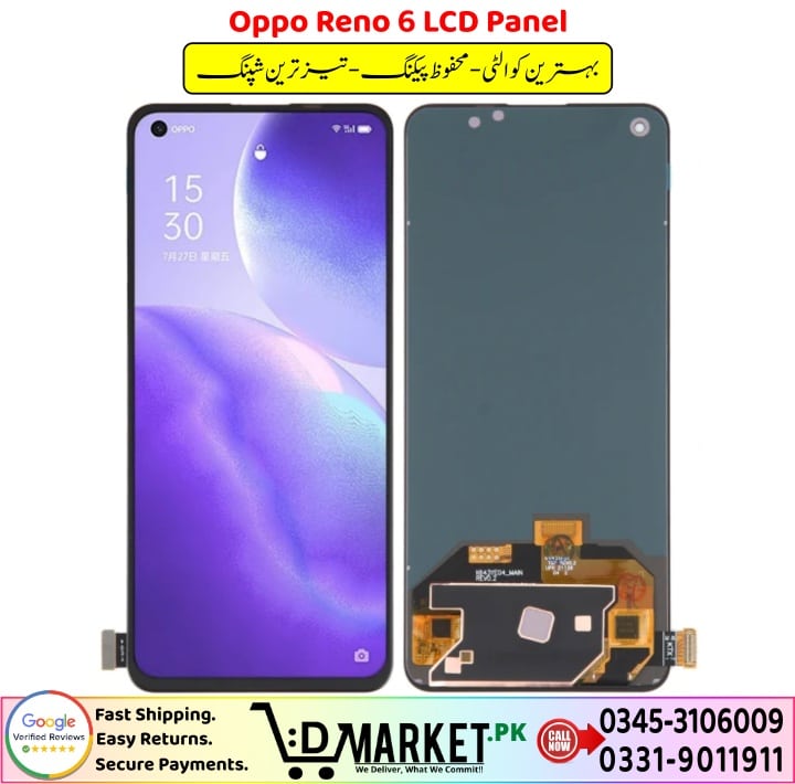 Oppo Reno 6 LCD Panel Price In Pakistan