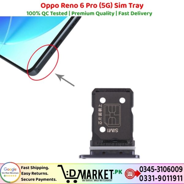 Oppo Reno 6 Pro 5G Sim Tray Price In Pakistan