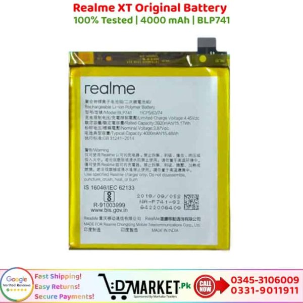 Realme XT Original Battery Price In Pakistan