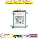 Samsung Galaxy A31 Original Battery Price In Pakistan