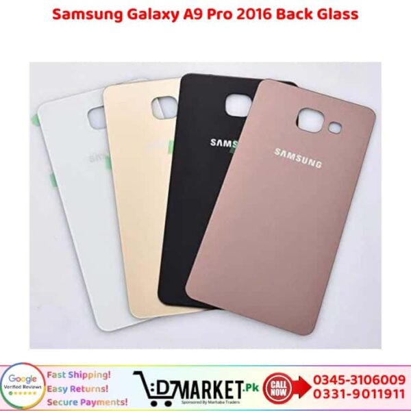 Samsung Galaxy A9 Pro 2016 Back Glass Price In Pakistan