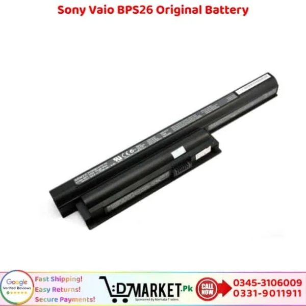 Sony Vaio BPS26 Original Battery Price In Pakistan