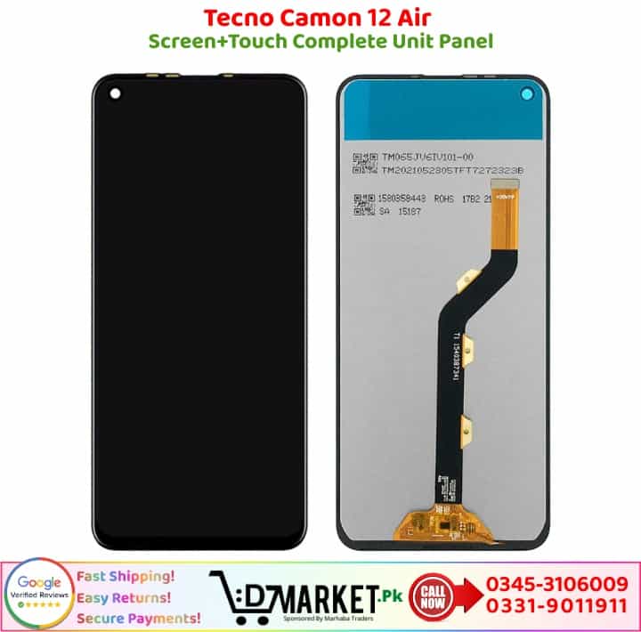 Tecno Camon 12 Air LCD Panel Price In Pakistan