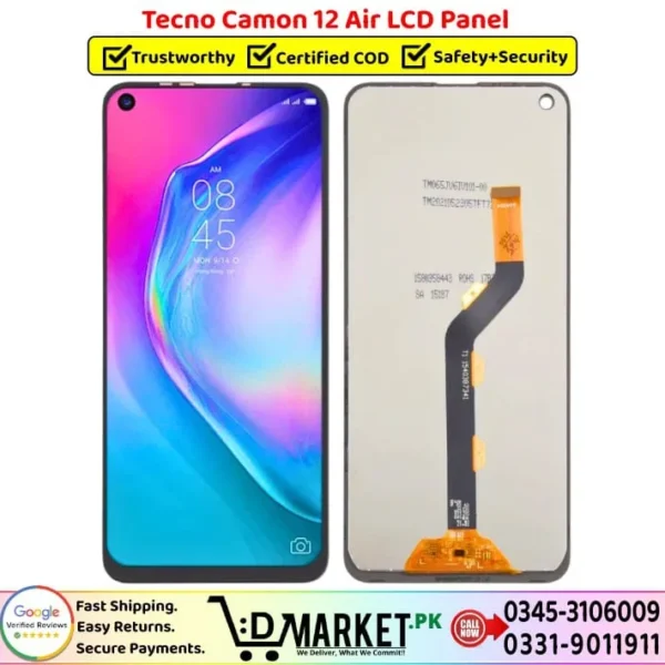 Tecno Camon 12 Air LCD Panel Price In Pakistan