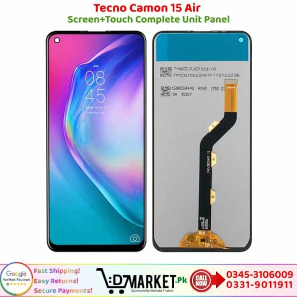 Tecno Camon 15 Air LCD Panel Price In Pakistan