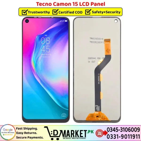 Tecno Camon 15 LCD Panel Price In Pakistan