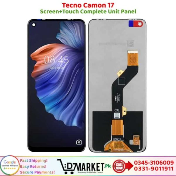 Tecno Camon 17 LCD Panel Price In Pakistan