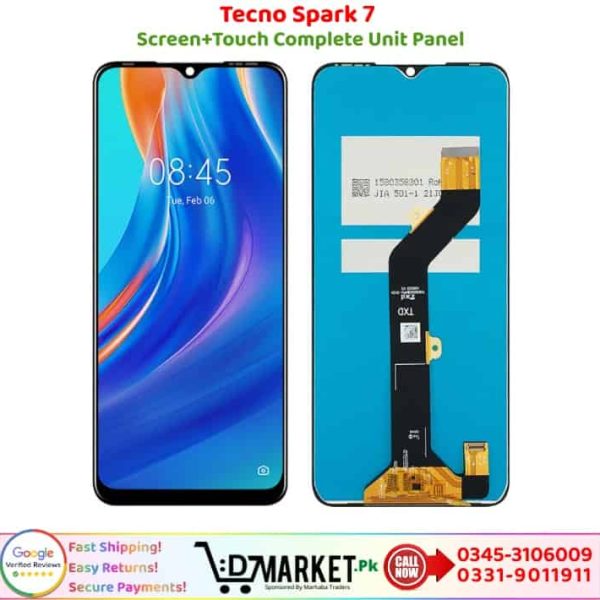 Tecno Spark 7 LCD Panel Price In Pakistan