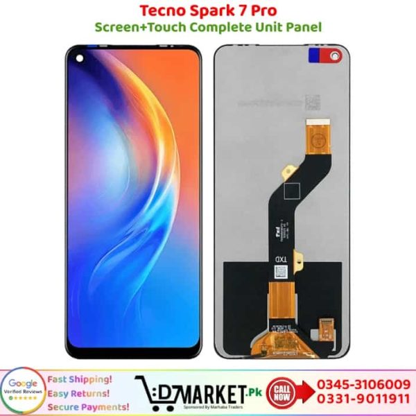 Tecno Spark 7 Pro LCD Panel Price In Pakistan