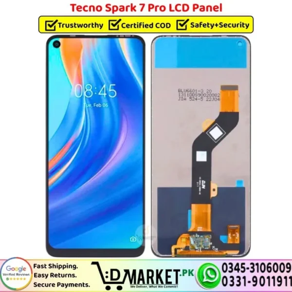 Tecno Spark 7 Pro LCD Panel Price In Pakistan