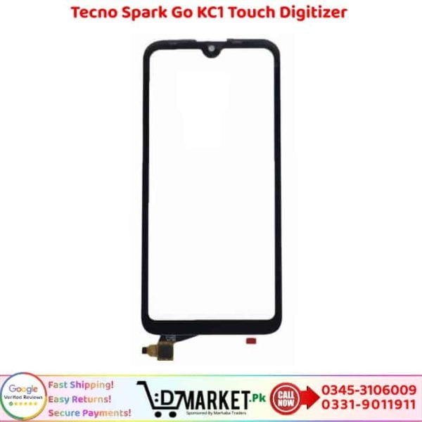 Tecno Spark Go KC1 Touch Glass Price In Pakistan