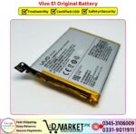 Vivo S1 Original Battery Price In Pakistan