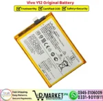 Vivo Y12 Original Battery Price In Pakistan