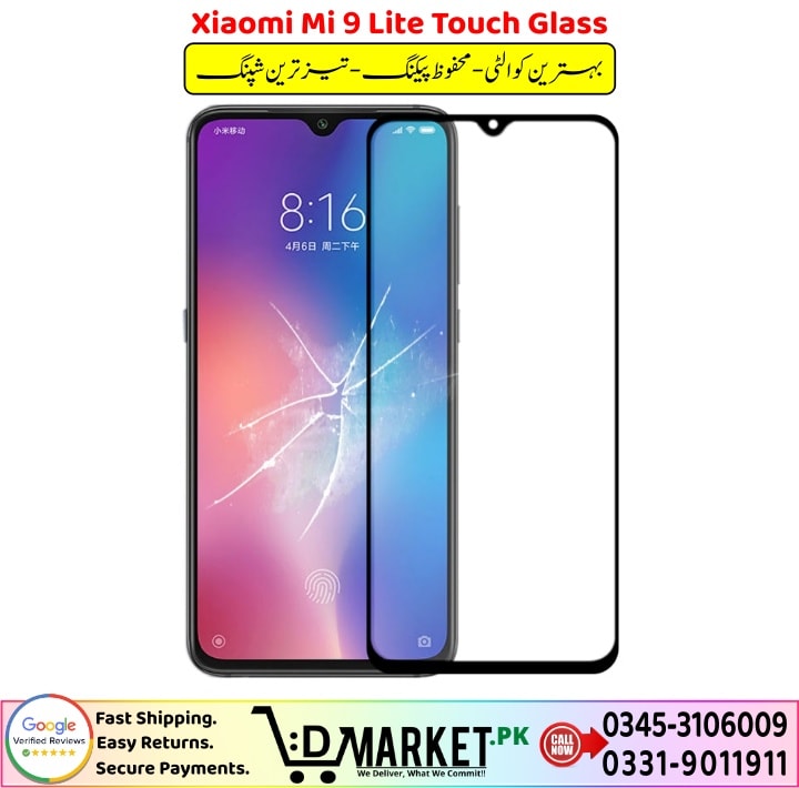 Xiaomi Mi 9 Lite Touch Glass Price In Pakistan