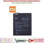 Xiaomi Redmi Note 5A Prime Original Battery Price In Pakistan