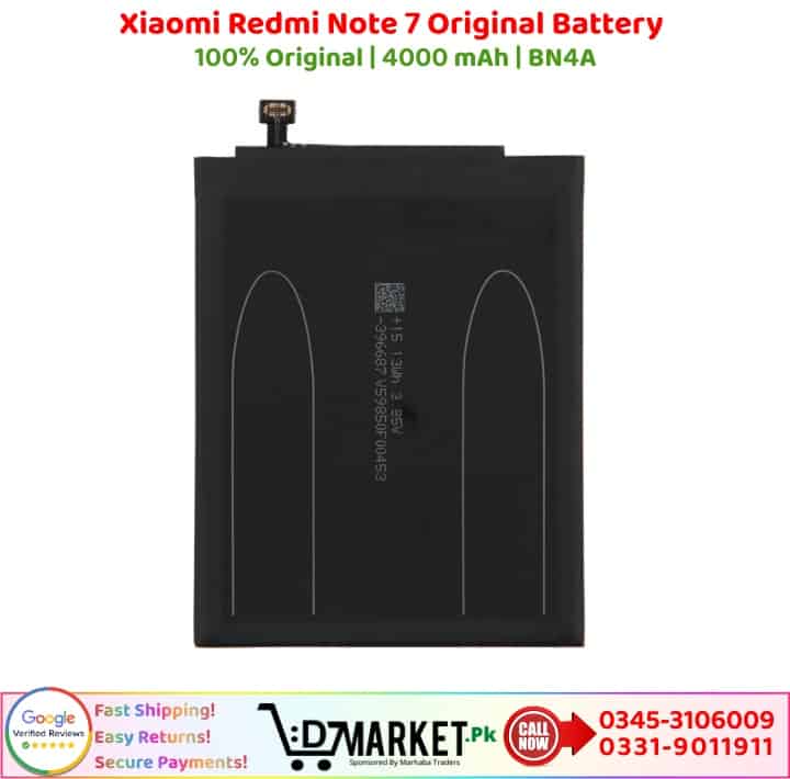Xiaomi Redmi Note 7 Original Battery Price In Pakistan
