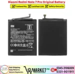 Xiaomi Redmi Note 7 Pro Original Battery Price In Pakistan