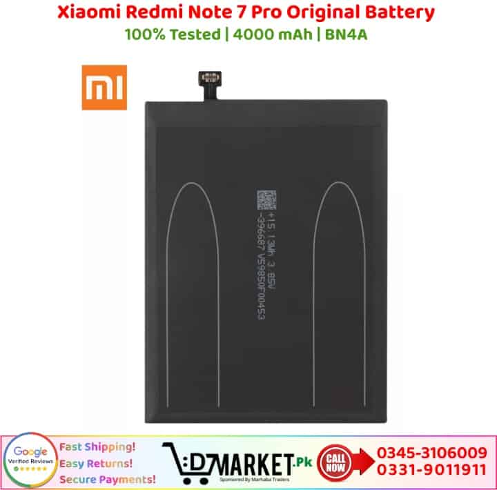 Xiaomi Redmi Note 7 Pro Original Battery Price In Pakistan