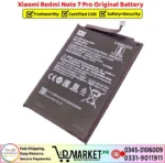 Xiaomi Redmi Note 7 Pro Original Battery Price In Pakistan