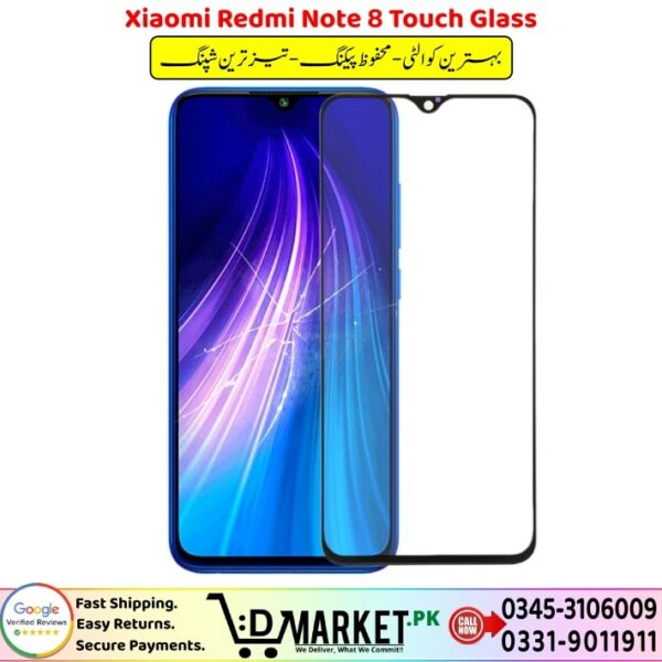 Xiaomi Redmi Note 8 Touch Glass Price In Pakistan