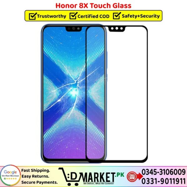 Honor 8X Touch Glass Price In Pakistan