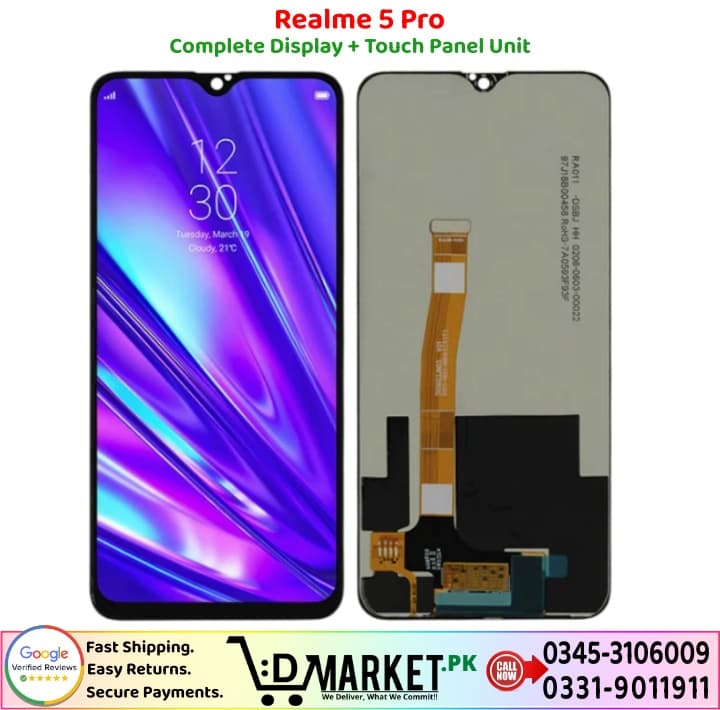 Realme 5 Pro LCD Panel Price In Pakistan