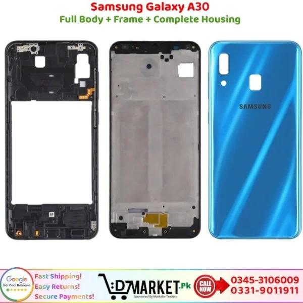 Samsung Galaxy A30 Full Body Frame Housing Price In Pakistan