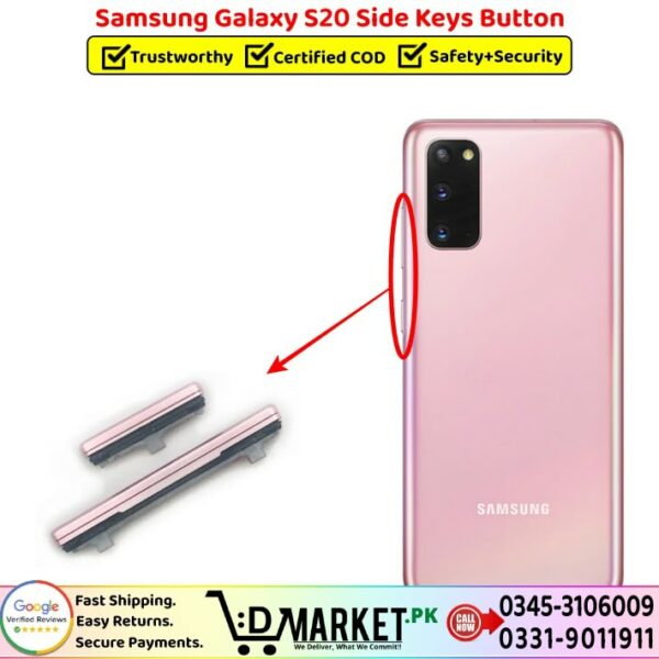 Samsung Galaxy S20 Side Keys Button Price In Pakistan
