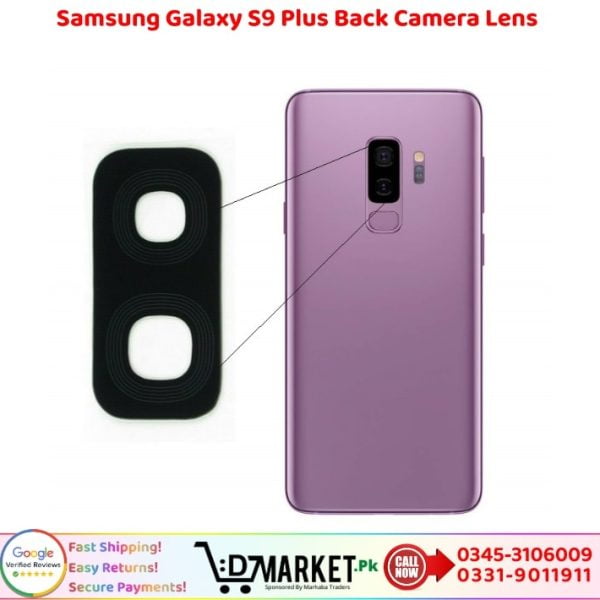 Samsung Galaxy S9 Plus Back Camera Lens Glass Price In Pakistan