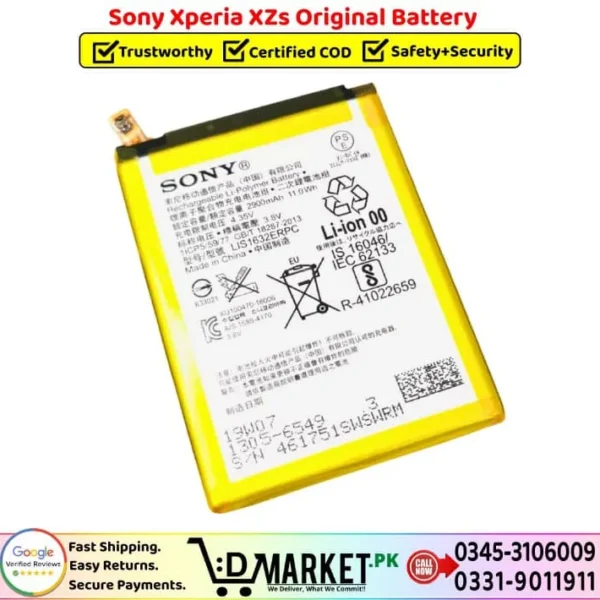 Sony Xperia XZs Original Battery Price In Pakistan