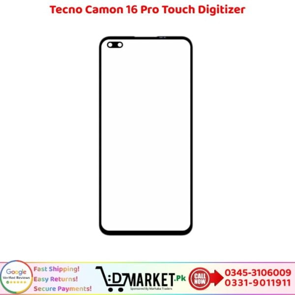 Tecno Camon 16 Pro Touch Digitizer Price In Pakistan