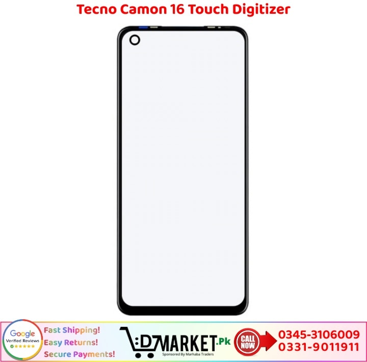 Tecno Camon 16 Touch Digitizer Price In Pakistan