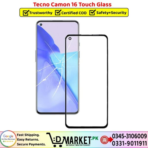 Tecno Camon 16 Touch Glass Price In Pakistan