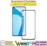 Tecno Camon 17 Touch Glass Price In Pakistan