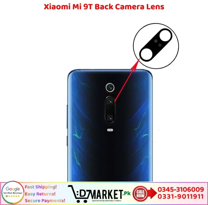 Xiaomi Mi 9T Back Camera Lens Glass Price In Pakistan