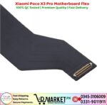 Xiaomi Poco X3 Pro Motherboard Flex Price In Pakistan