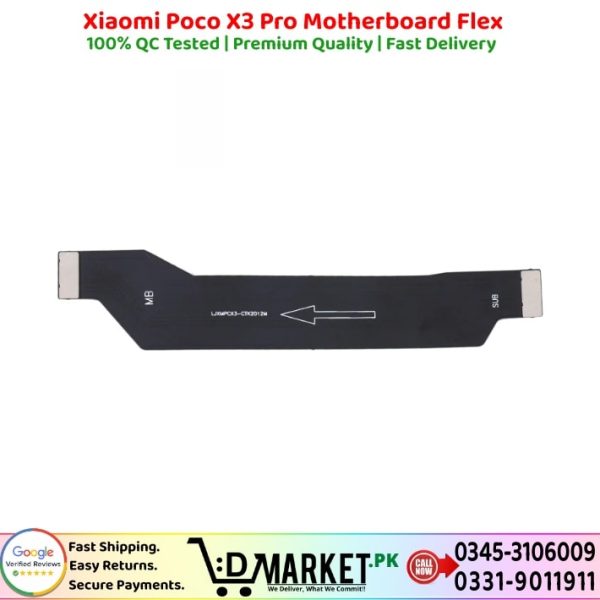 Xiaomi Poco X3 Pro Motherboard Flex Price In Pakistan