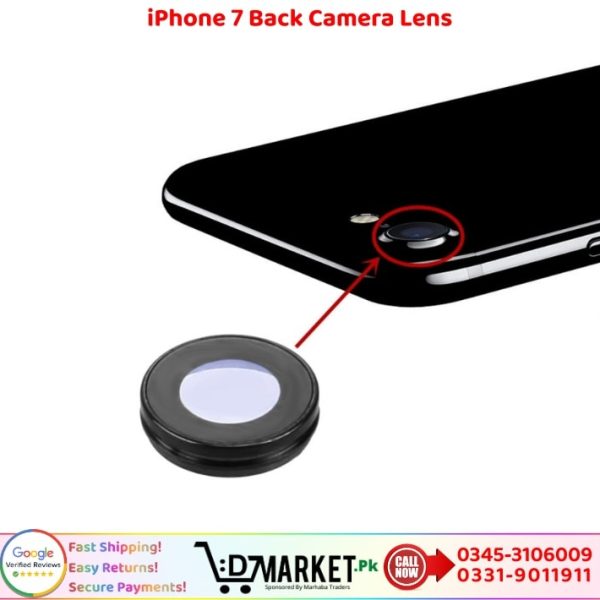 iPhone 7 Back Camera Lens Glass Price In Pakistan