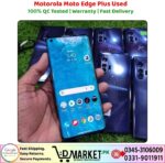 Motorola Moto Edge Plus Used Price In Pakistan
