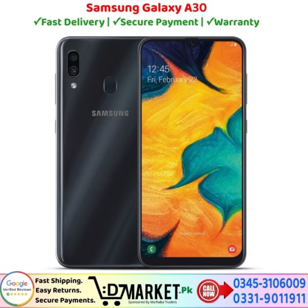Samsung Galaxy A30 Price In Pakistan