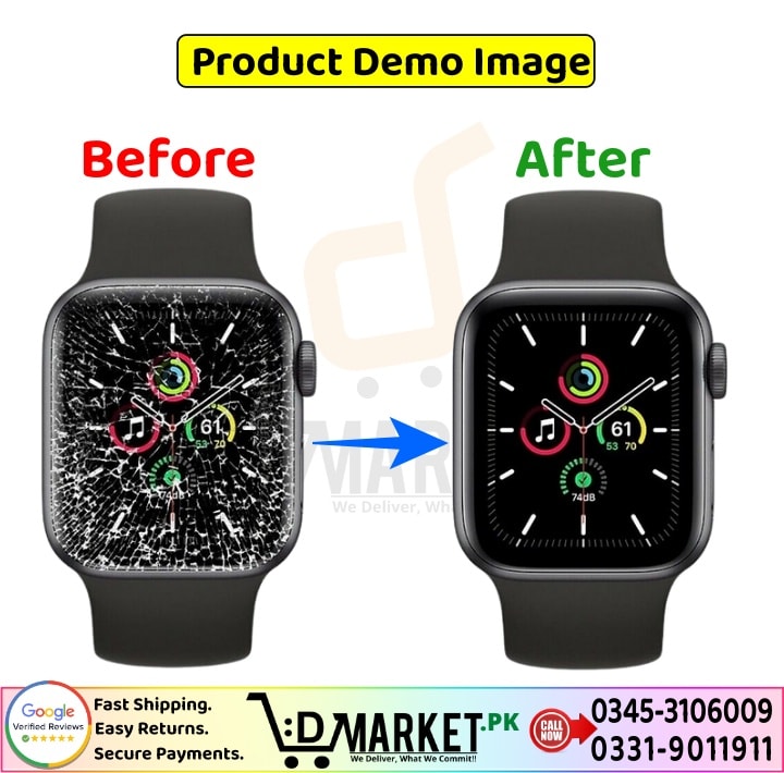 Smart Watch Touch Glass OCA Before After