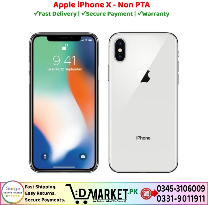 Apple iPhone X Non PTA Price In Pakistan